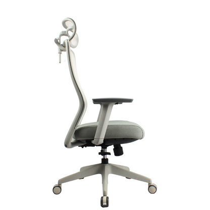 OTSO High Black Grey Office Chair Kursi Kantor Ergonomis