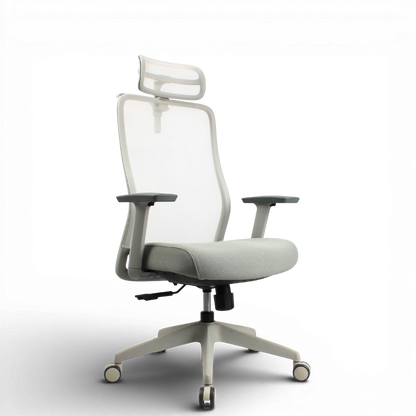 OTSO High Black Grey Office Chair Kursi Kantor Ergonomis