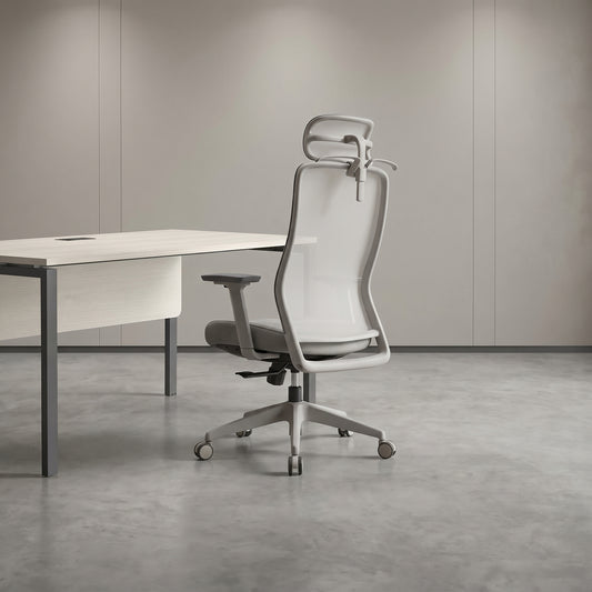 OTSO High Black Grey Office Chair Kursi Kantor Ergonomis