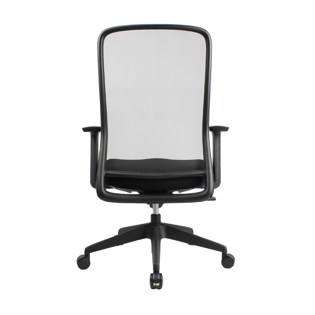 OTSO Mid Back Black Office Chair Kursi Kantor Ergonomis