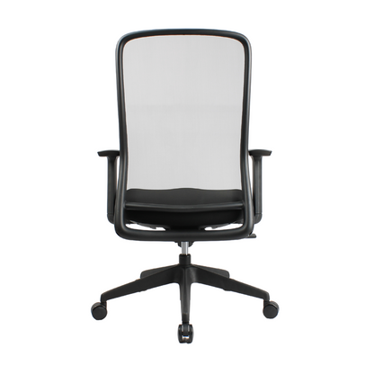 OTSO Mid Back Black Office Chair Kursi Kantor Ergonomis