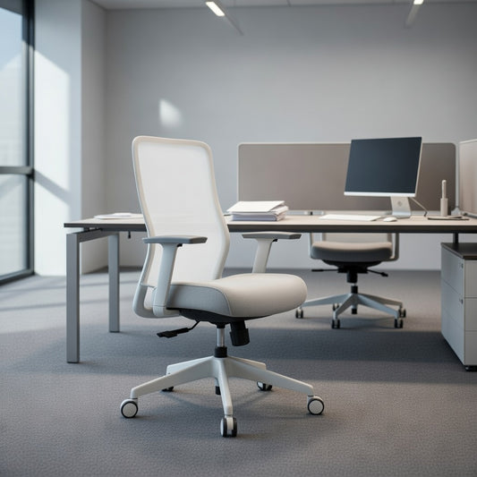 OTSO Mid Black Grey Office Chair Kursi Kantor Ergonomis