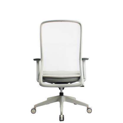 OTSO Mid Black Grey Office Chair Kursi Kantor Ergonomis