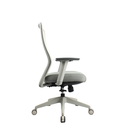 OTSO Mid Black Grey Office Chair Kursi Kantor Ergonomis