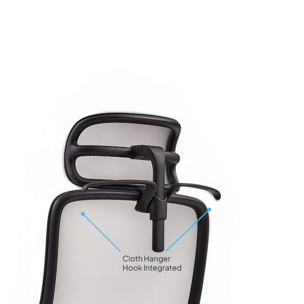 OTSO High Back Black Office Chair Kursi Kantor Ergonomis