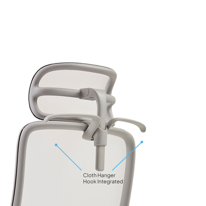 OTSO High Black Grey Office Chair Kursi Kantor Ergonomis