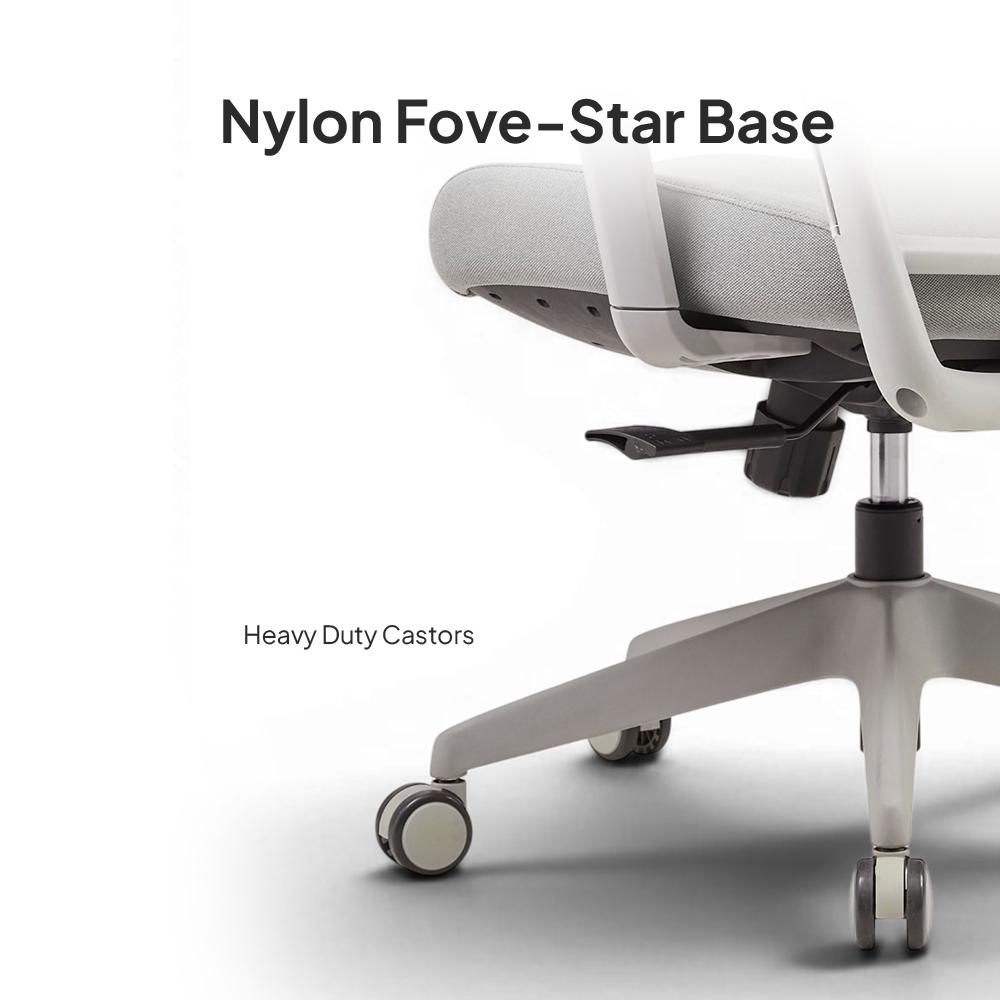 OTSO Mid Black Grey Office Chair Kursi Kantor Ergonomis