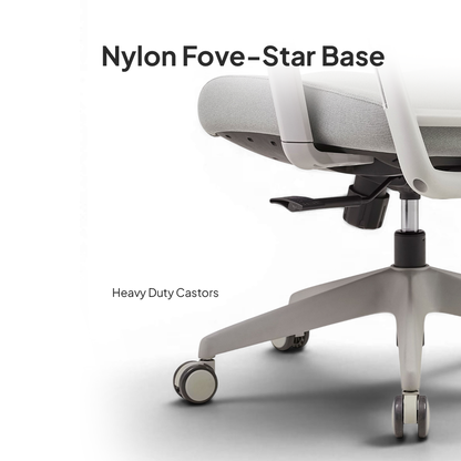 OTSO Mid Black Grey Office Chair Kursi Kantor Ergonomis