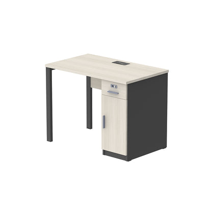 PLATA Clerical Desk Meja Kerja Kantor 100x60cm Ash Grey