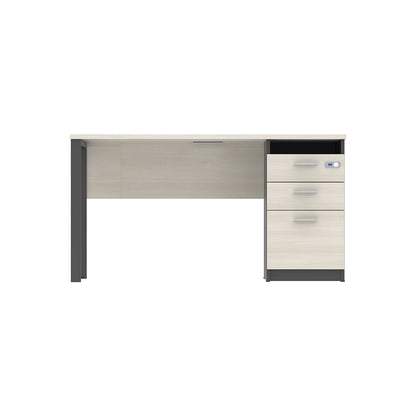 PLATA Clerical Desk Meja Kerja Kantor 140x60cm Ash Grey