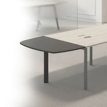 PLATA Conference Join Extention Meja Meeting 80x120cm Dark Grey