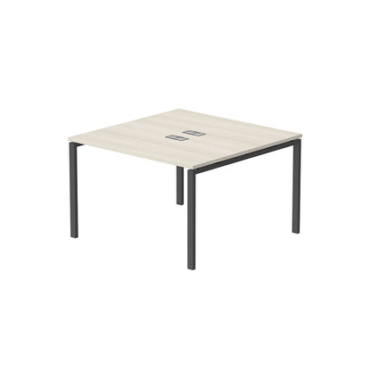 PLATA Conference Table Meja Meeting 4 Orang 120x120cm Ash Grey