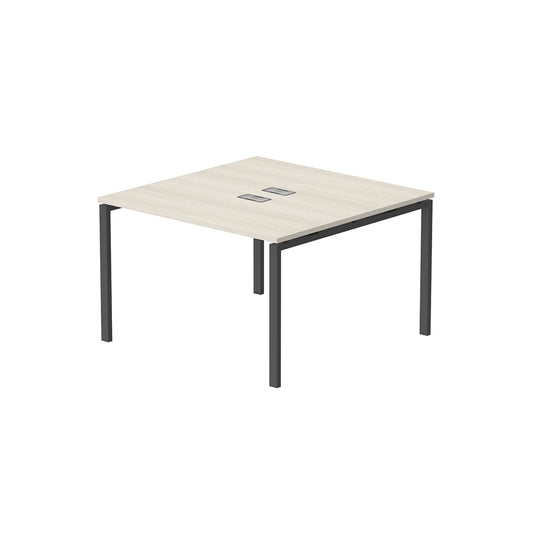 PLATA Conference Table Meja Meeting 4 Orang 120x120cm Ash Grey