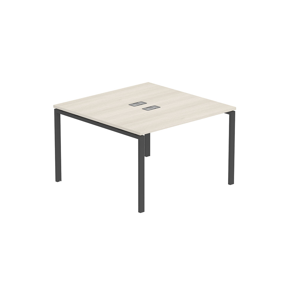 PLATA Conference Table Meja Meeting 4 Orang 120x120cm Ash Grey