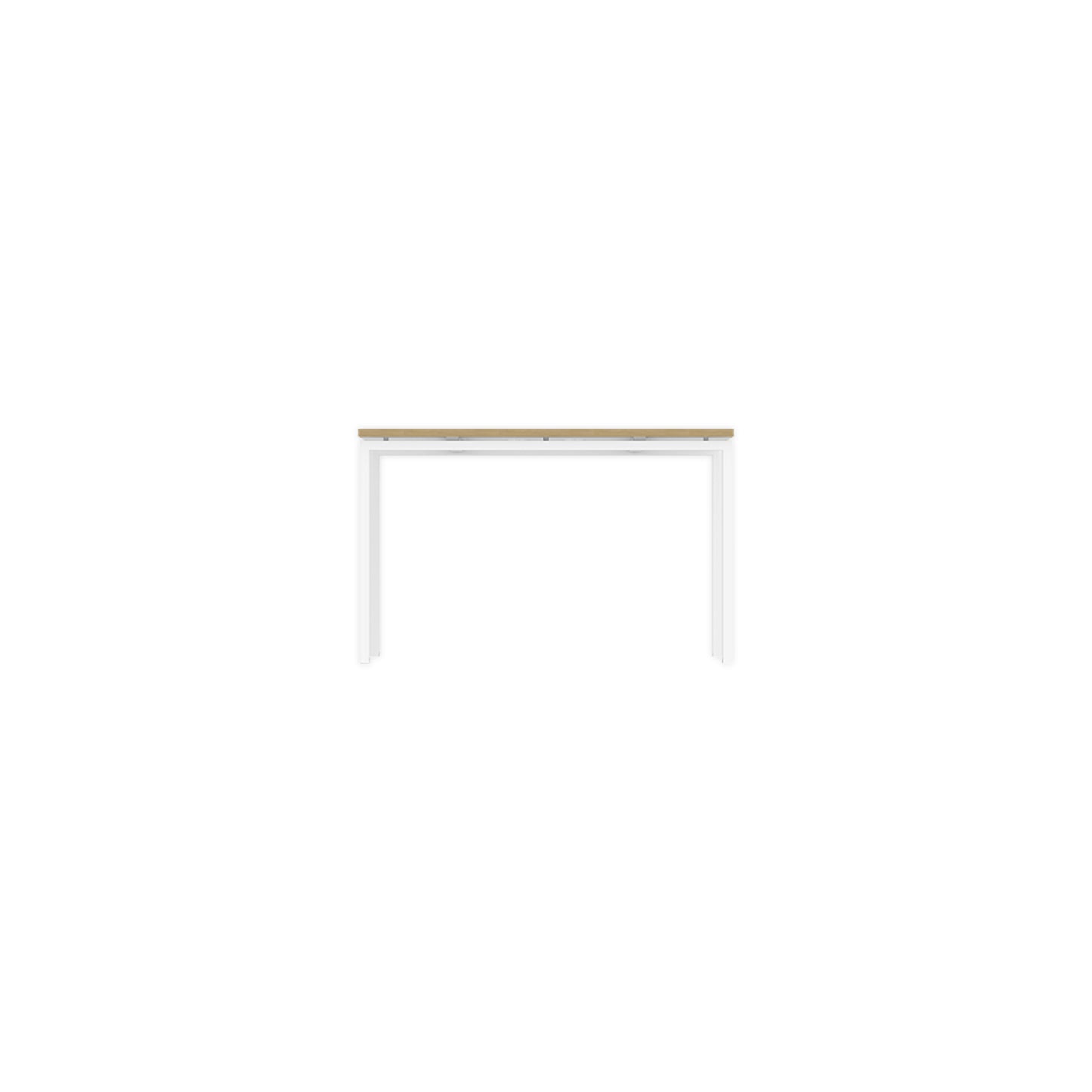 PLATA Conference Table Meja Meeting 120x120cm White Pine