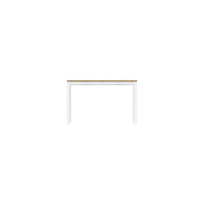 PLATA Conference Table Meja Meeting 120x120cm White Pine