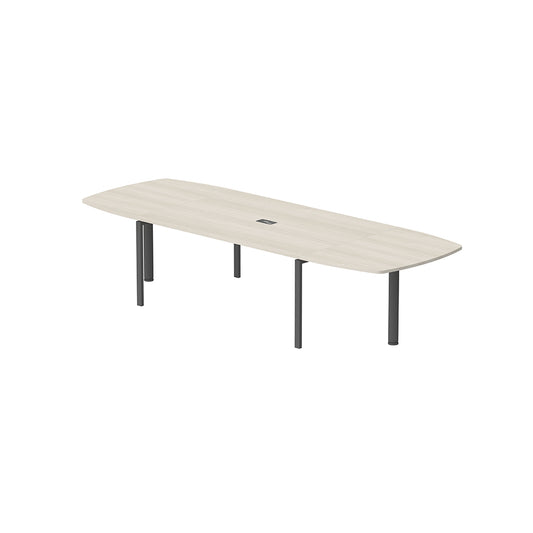 PLATA Conference Table Meja Meeting 10 Orang 340x120cm Ash Grey