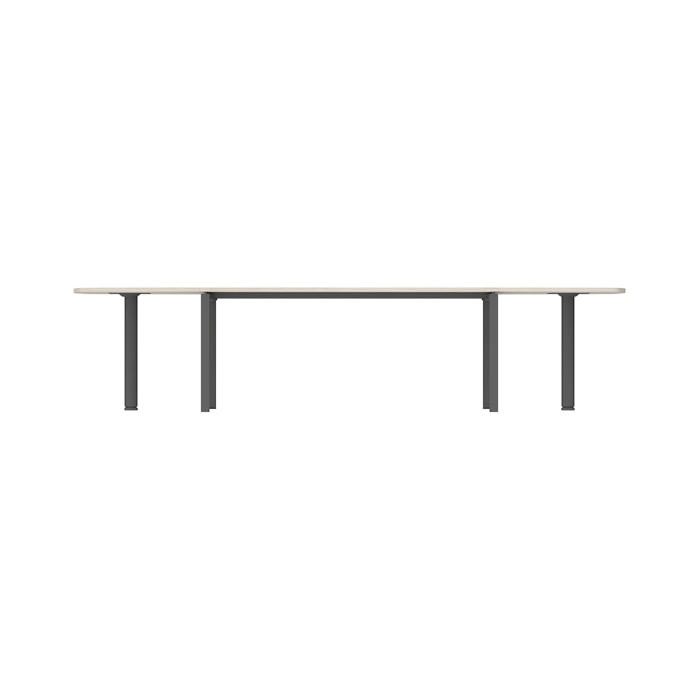 PLATA Conference Table Meja Meeting 10 Orang 340x120cm Ash Grey