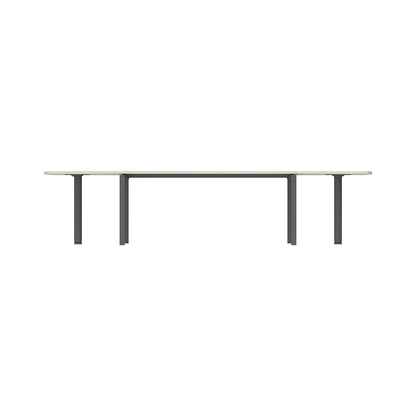 PLATA Conference Table Meja Meeting 10 Orang 340x120cm Ash Grey