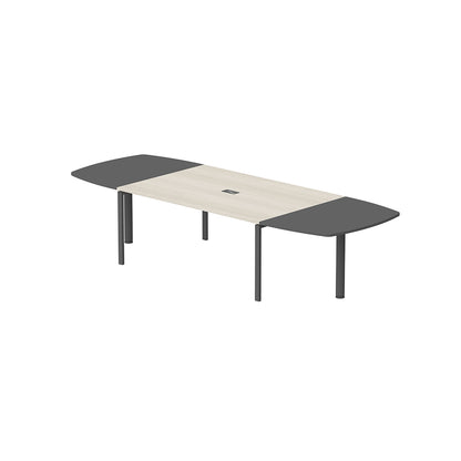 PLATA Conference Table Meja Meeting 10 Orang 340x120cm Dark Grey