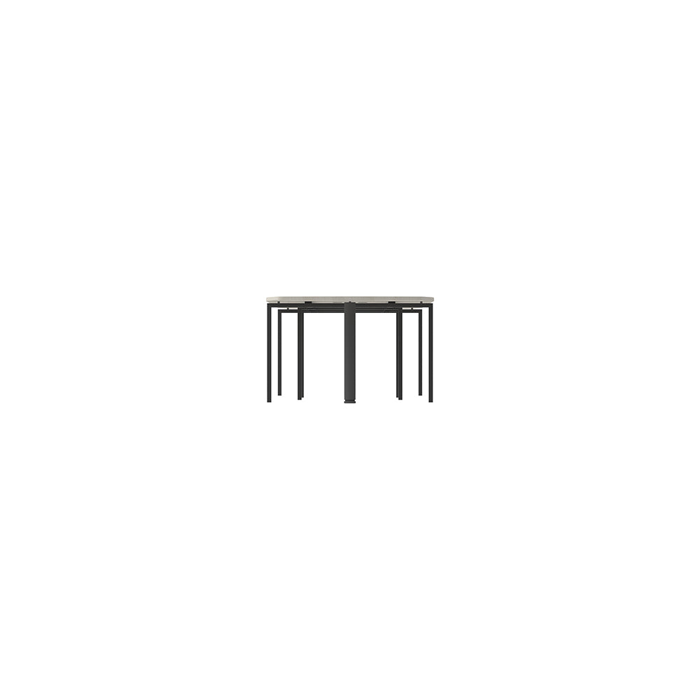 PLATA Conference Table Meja Meeting 16 Orang 580x120cm Ash Grey