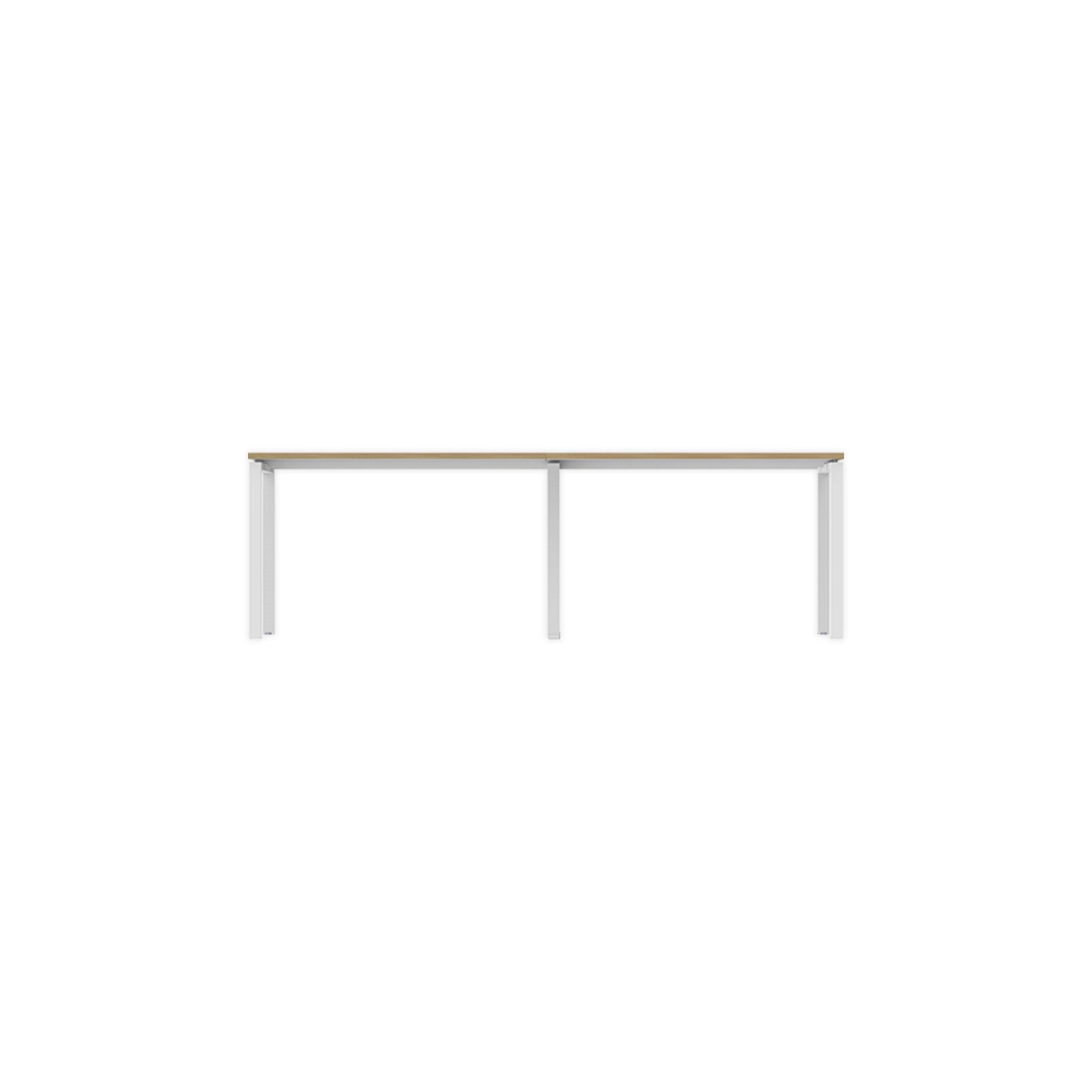 PLATA Conference Table Meja Meeting 8 Orang 240x120cm White Pine