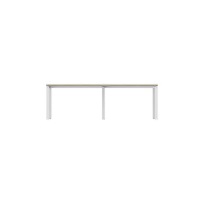 PLATA Conference Table Meja Meeting 8 Orang 240x120cm White Pine