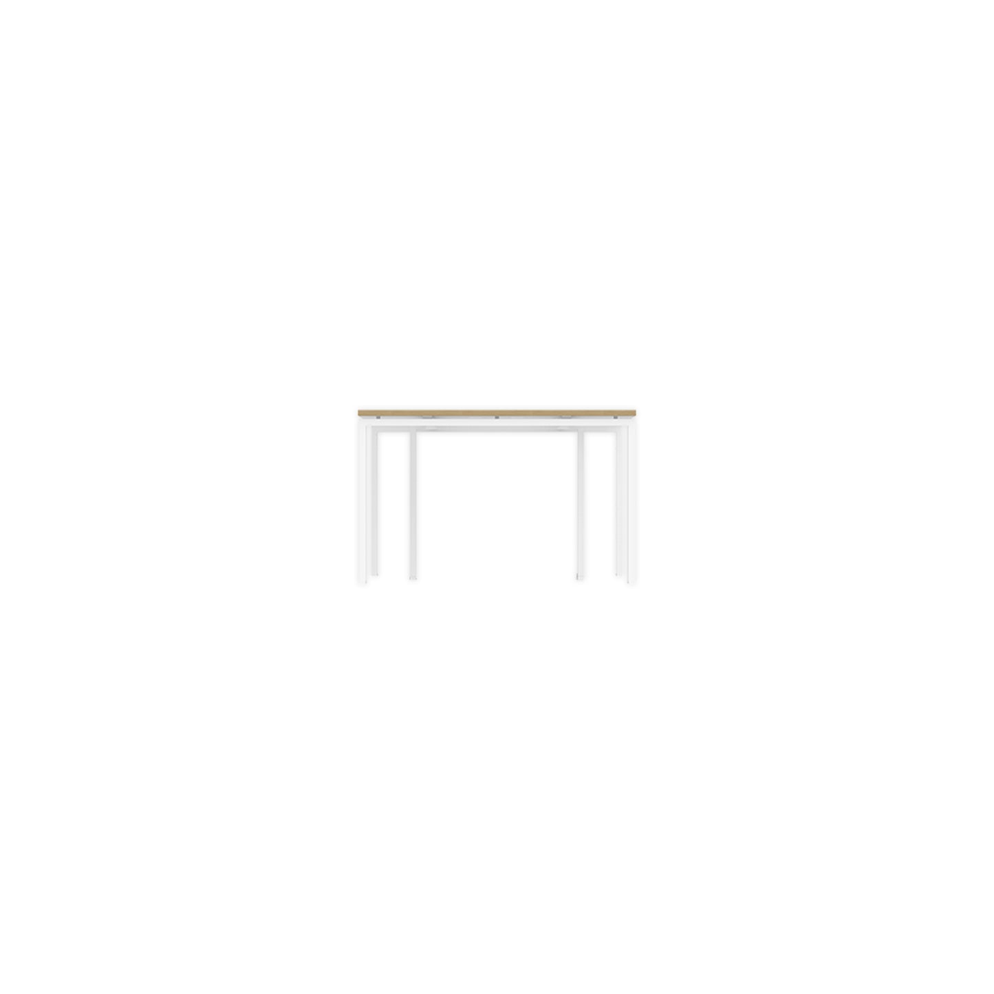 PLATA Conference Table Meja Meeting 8 Orang 240x120cm White Pine
