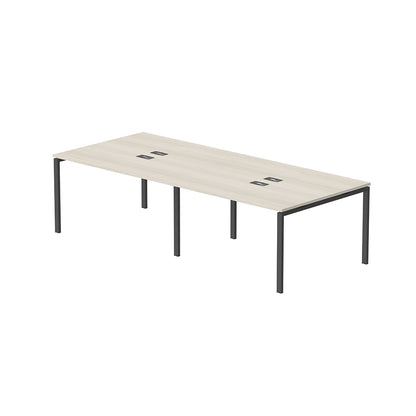 PLATA Conference Table Meja Meeting 8 Orang 280x120cm Ash Grey