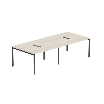 PLATA Conference Table Meja Meeting 8 Orang 280x120cm Ash Grey