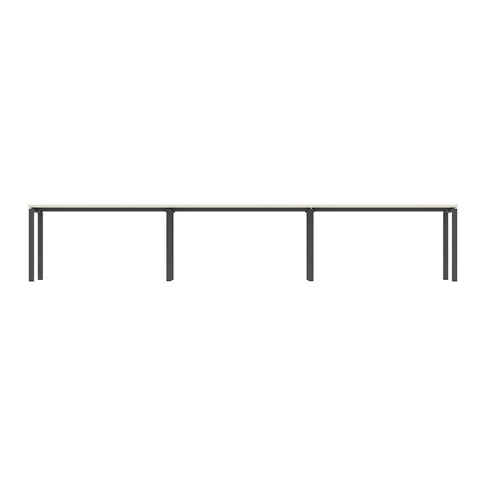 PLATA Conference Table Meja Meeting 12 Orang 420x120cm Ash Grey