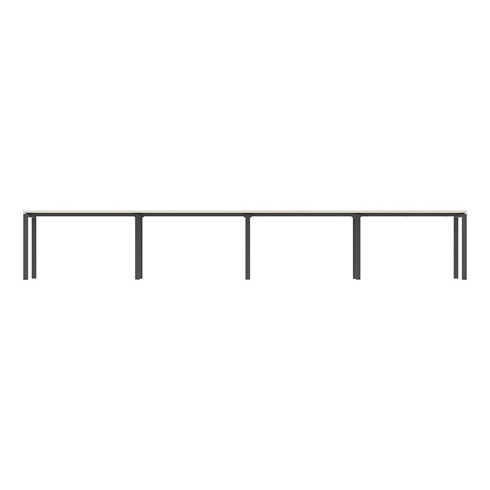 PLATA Conference Table Meja Meeting 12 Orang 480x120cm Ash Grey