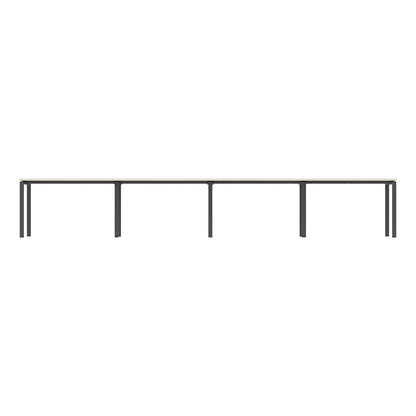 PLATA Conference Table Meja Meeting 12 Orang 480x120cm Ash Grey