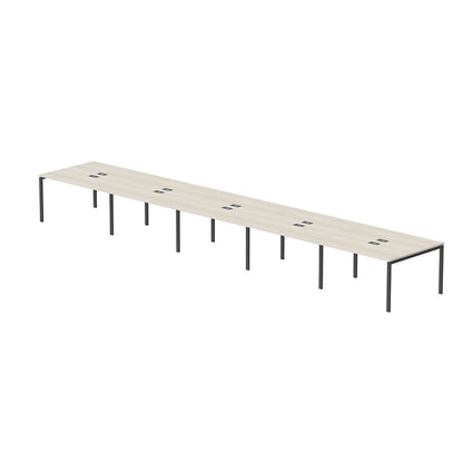 PLATA Conference Table Meja Meeting 18 Orang 700x120cm Ash Grey