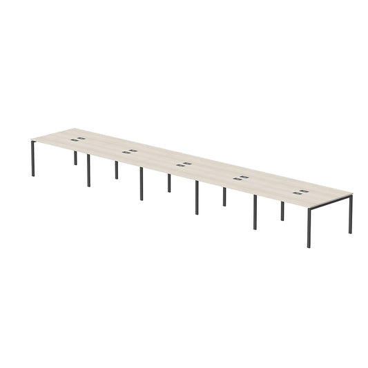 PLATA Conference Table Meja Meeting 18 Orang 700x120cm Ash Grey