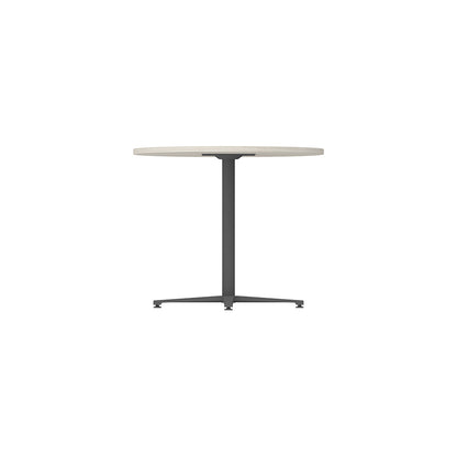 PLATA Conference Table Meja Meeting Bulat Diameter 90cm Ash Grey