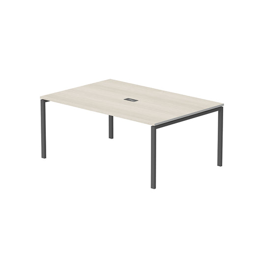 PLATA Conference Table Meja Meeting 6 Orang 180x120cm Ash Grey