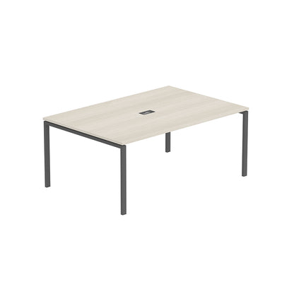 PLATA Conference Table Meja Meeting 6 Orang 180x120cm Ash Grey