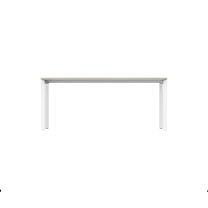 PLATA Conference Table Meja Meeting 6 Orang 180x120cm White Ash