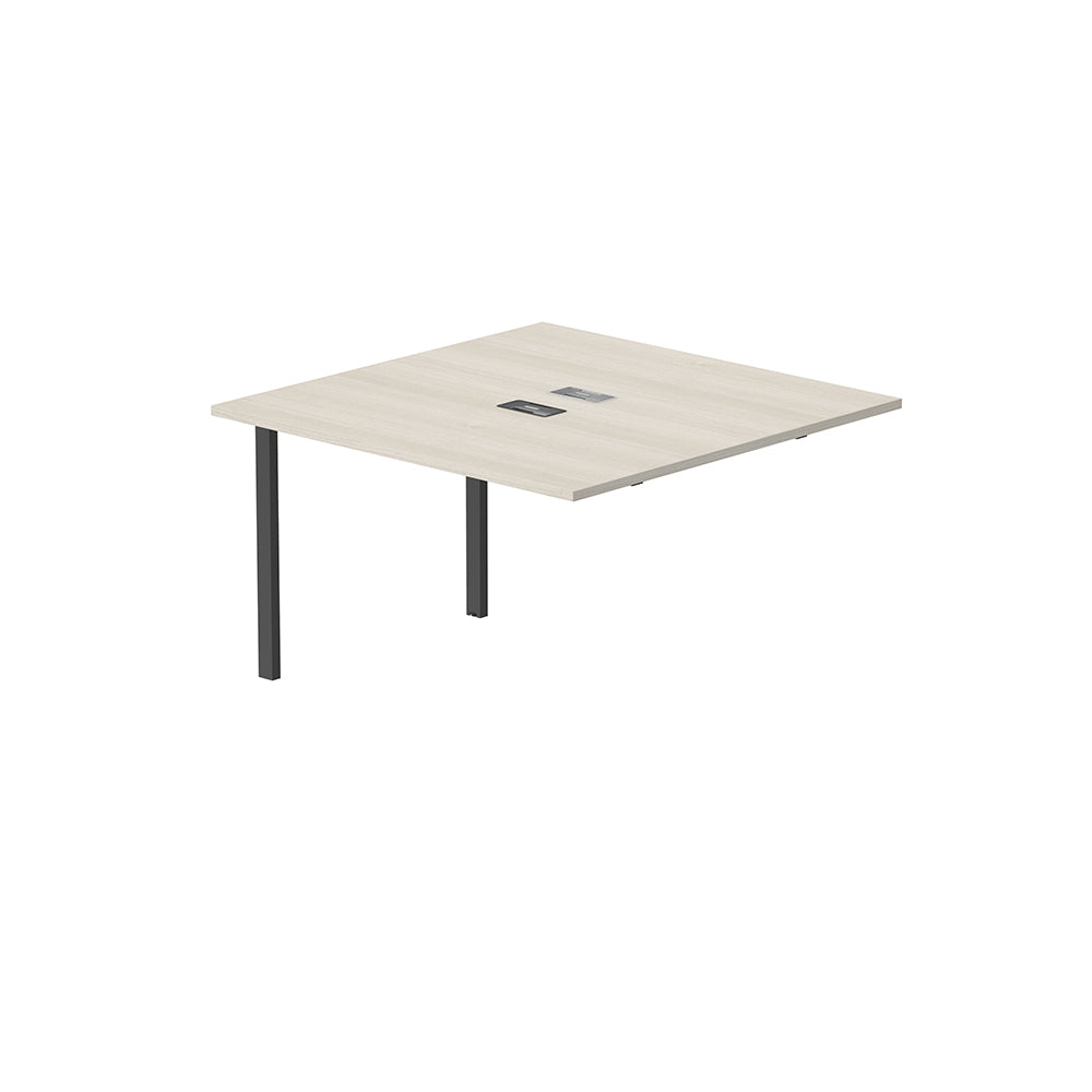 Confrence Table Extention Box Officescale Conference Table Extention Meja Meeting 120x120cm Ash Grey