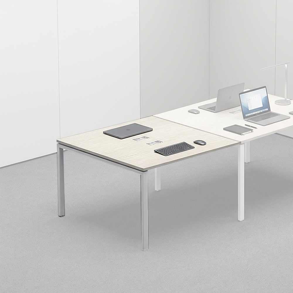 PLATA Conference Table Extention 120x120cm White Ash