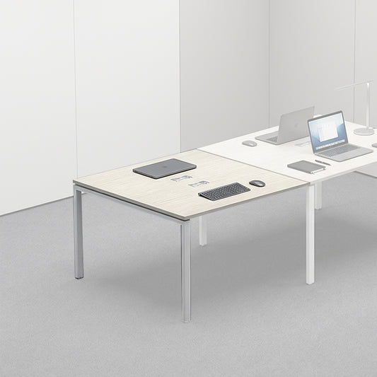 PLATA Conference Table Extention 120x120cm White Ash