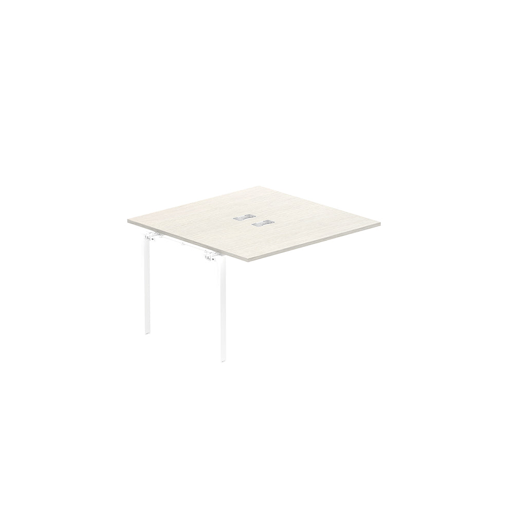 PLATA Conference Table Extention 120x120cm White Ash