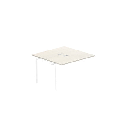 PLATA Conference Table Extention 120x120cm White Ash