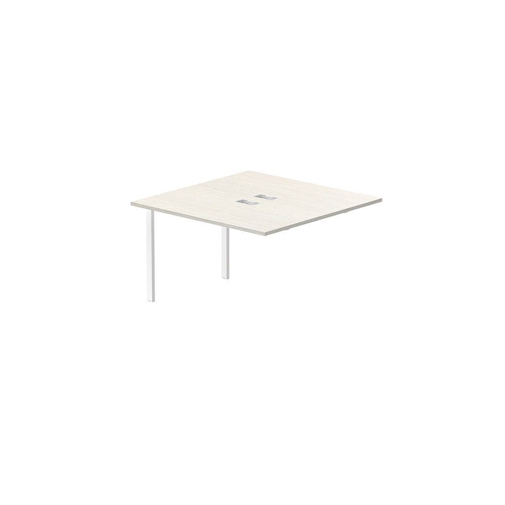 PLATA Conference Table Extention 120x120cm White Ash