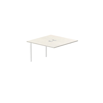 PLATA Conference Table Extention 120x120cm White Ash