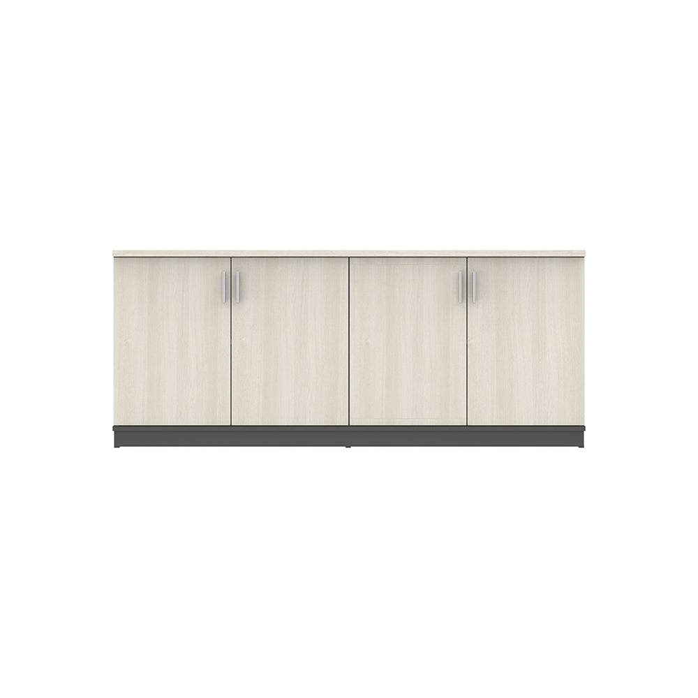 PLATA Credenza Kabinet Kantor 180x40x75cm Ash Grey