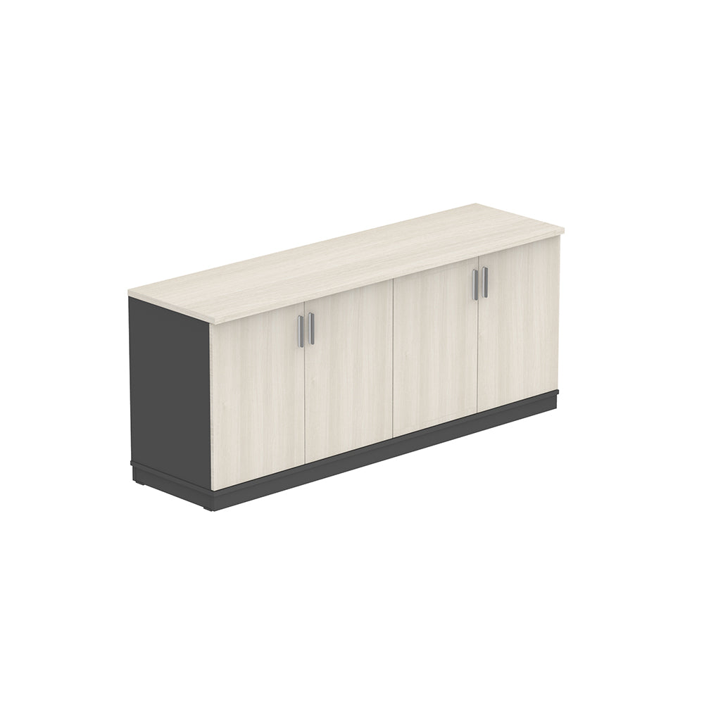 PLATA Credenza Kabinet Kantor 180x40x75cm Ash Grey