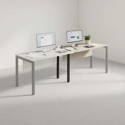 PLATA Desk Extention Meja Kerja Kantor 120x60cm Ash Grey