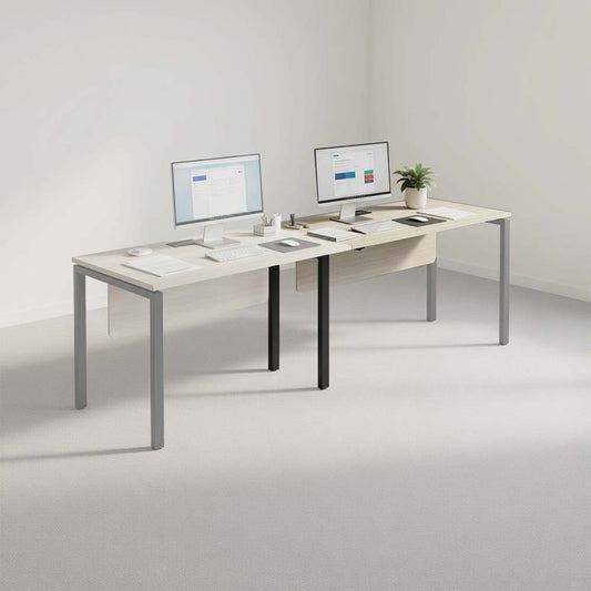 PLATA Desk Extention Meja Kerja Kantor 120x60cm Ash Grey